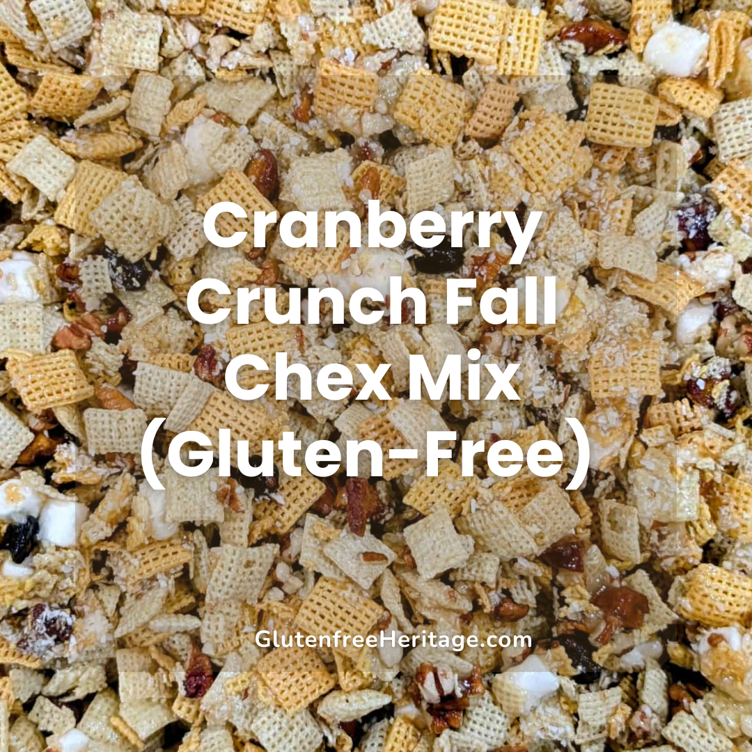Cranberry Crunch Fall Chex Cereal Mix (Gluten-Free) Recipe